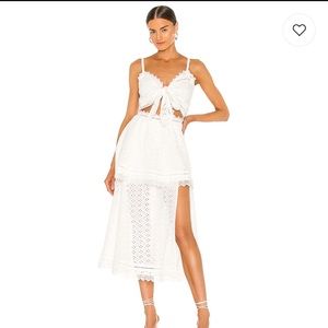 V. Chapman Panna Cotta Maxi Dress in White • Size: 4 • BRAND NEW W/ TAGS • BNWT